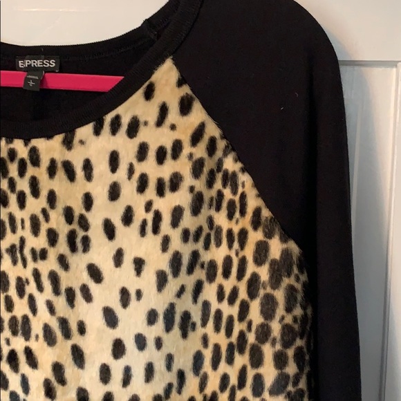 Express leopard print sweatshirt - Picture 4 of 4